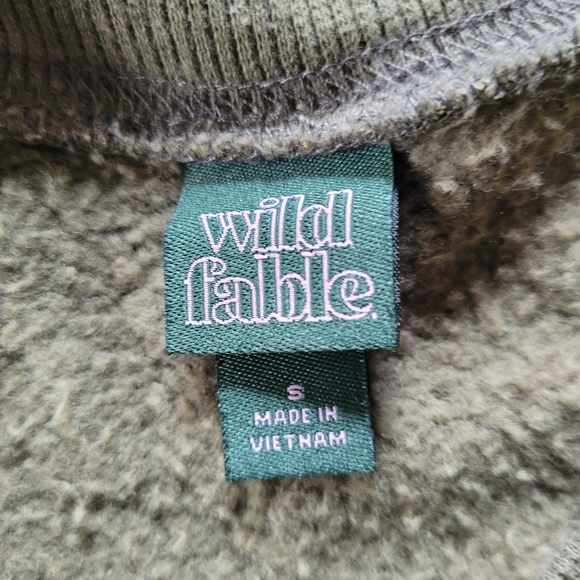 Wild Fable Green Tie Dye Pullover Sweatshirt Size Women's Small - Picture 7 of 8